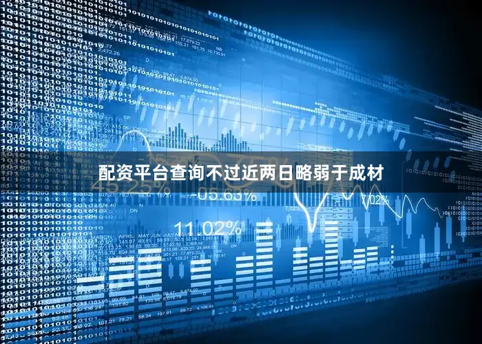 配资平台查询不过近两日略弱于成材